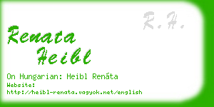 renata heibl business card